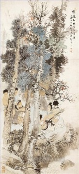 Música ren bonian en chino antiguo dongshan Pinturas al óleo